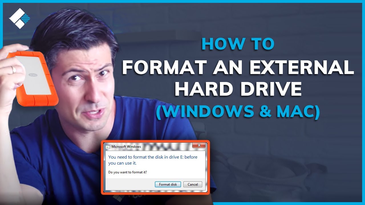 format a windows drive for a mac?